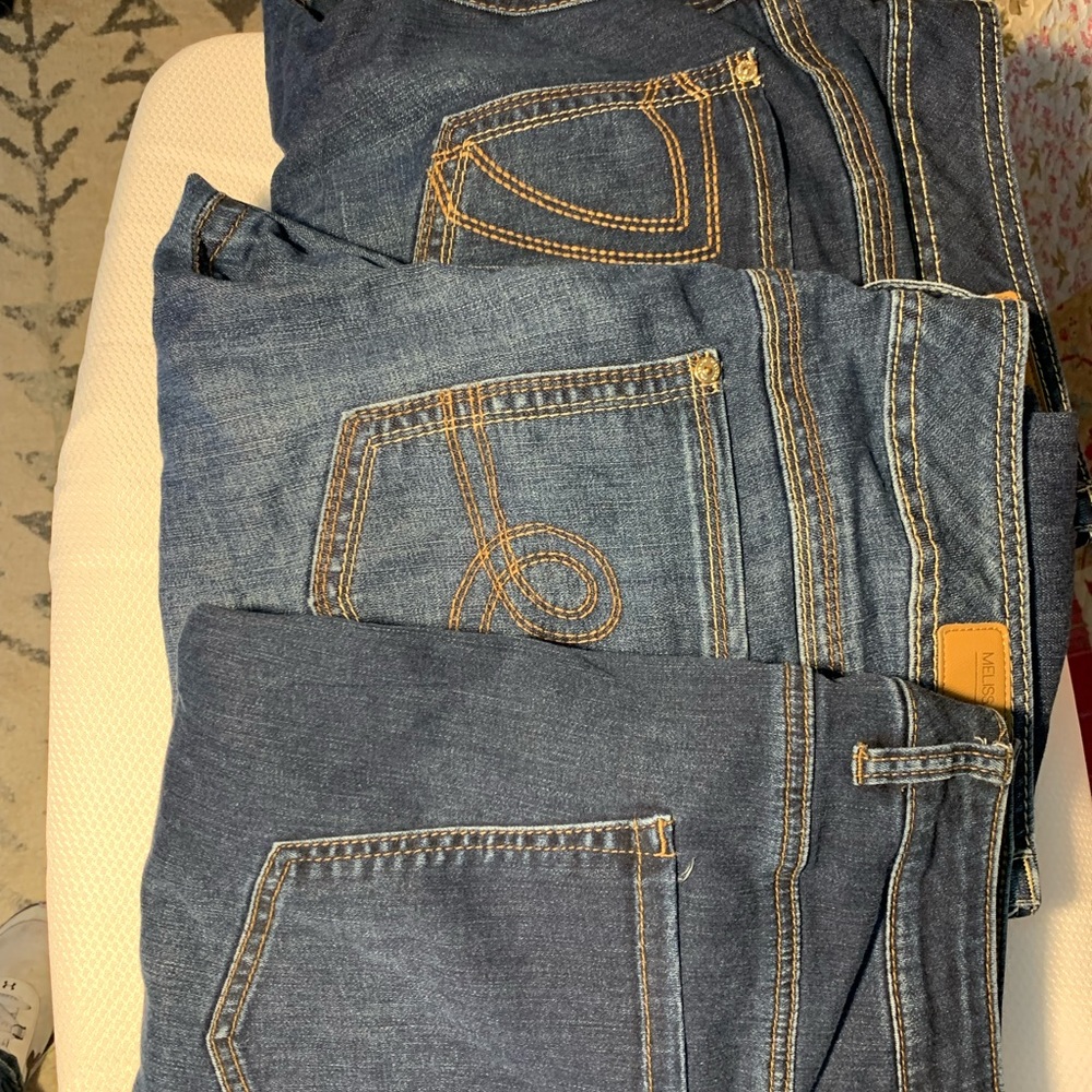 3 pairs of Seven7 Melissa McCarthy - Lane Bryant Jeans- size22